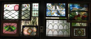 Leadlight stained glass Whangarei. Collection of leadlight stained glass works