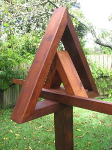 Leadlight stained glass Whangarei. Wood scuplture by artist Mishka Patterson